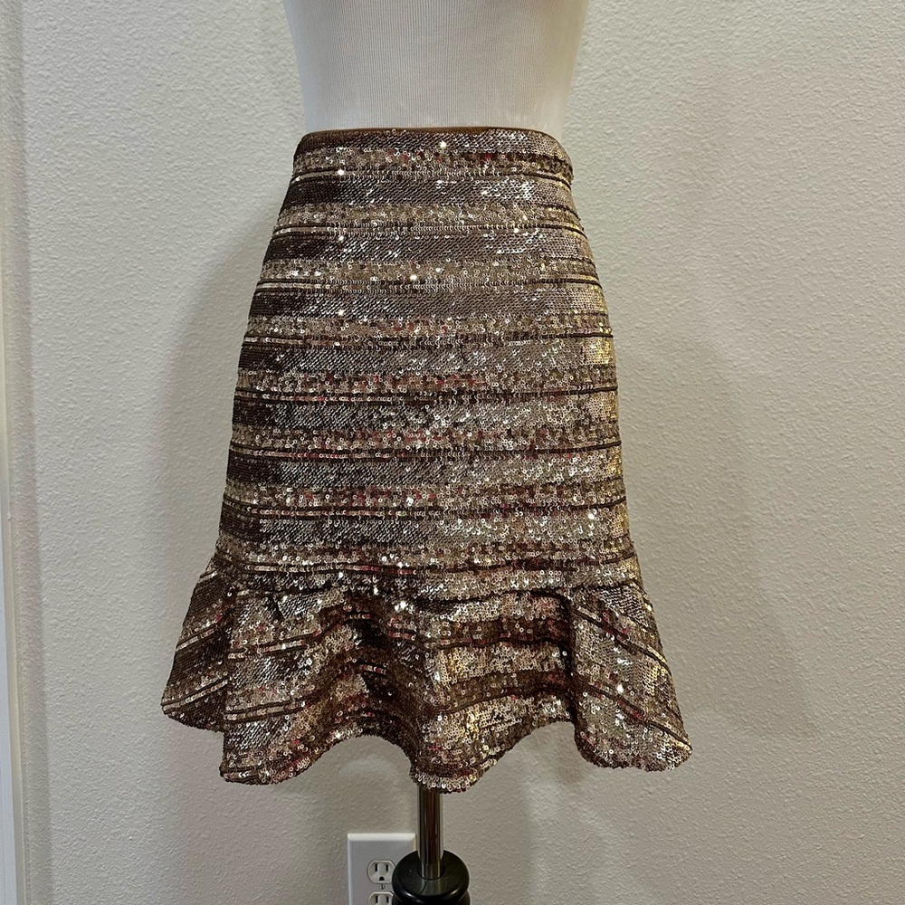 Express sequin skirt